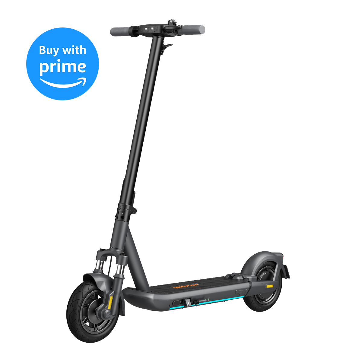 INMOTION S1F electric scooter with Prime buy option highlighted.