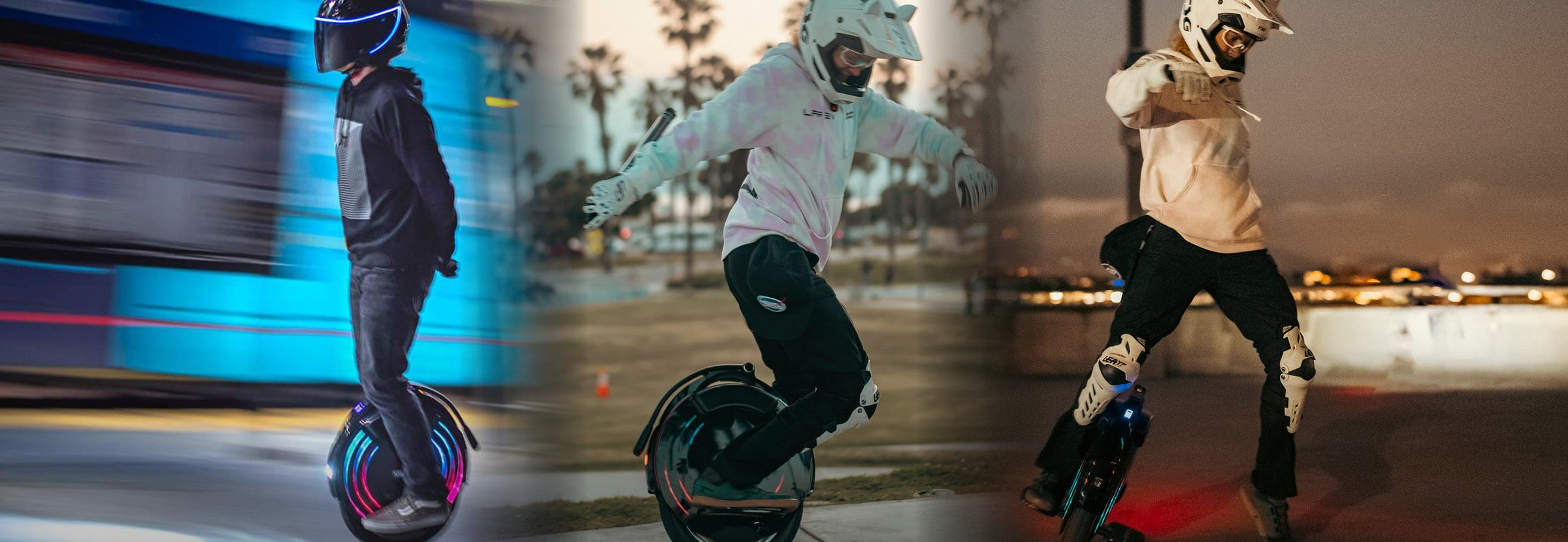 InMotion V10F Electric Unicycle - Lifestyle Action Shots