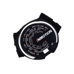 Black protective cover for electric unicycle with INMOTION logo