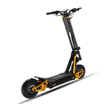 INMOTION RS electric scooter with yellow accents and unique transformation design.
