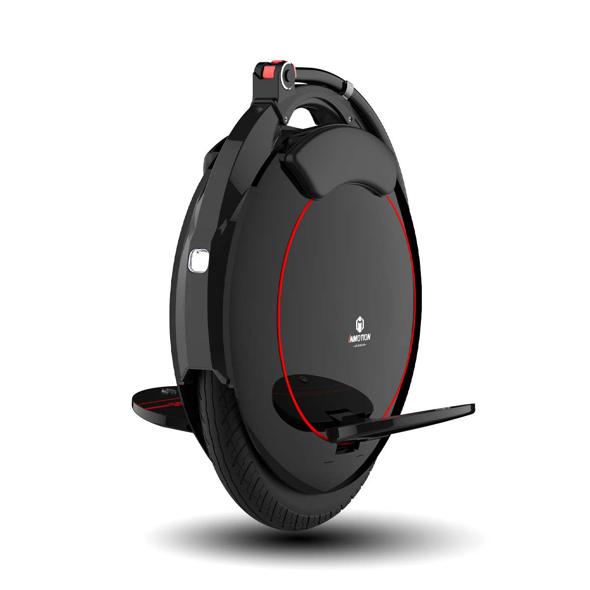 INMOTION V5F, shown in black with red accents