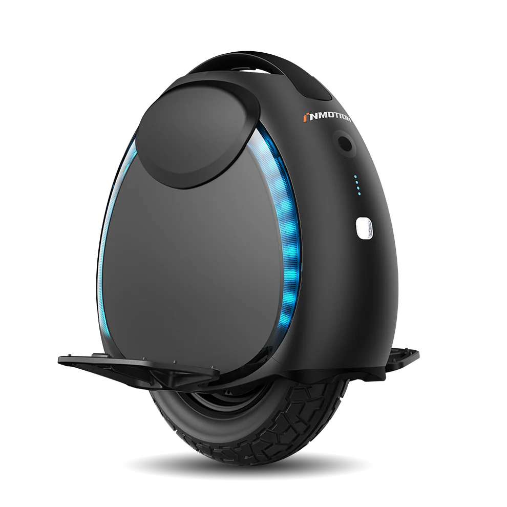 INMOTION V6, shown in black with blue accents